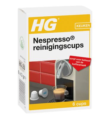 HG Nespresso reinigingscups (6st) 6st