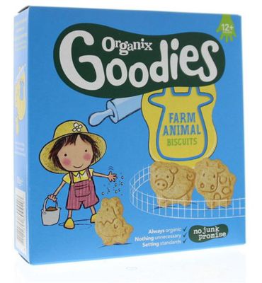 Organix Goodies Farm animals biscuits 12+ maanden bio (100g) 100g