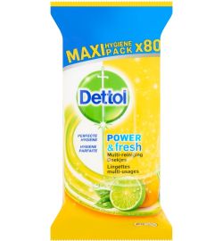 Dettol Dettol Reinigingsdoek power & fresh citrus (126st)