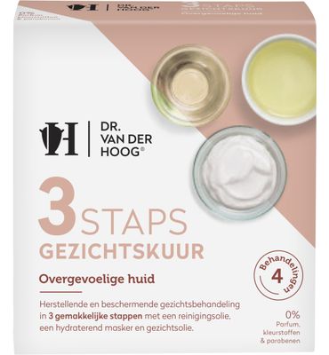 Dr. Van Der Hoog 3 Staps Gezichtskuur overgevoelige huid (3st) 3st