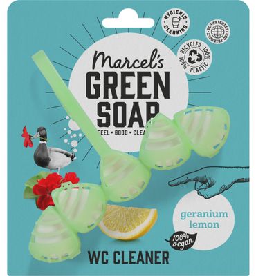 Marcel's Green Soap Toiletblok geranium & citroen (55g) 55g