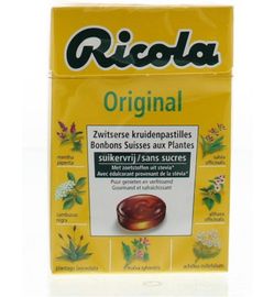 Ricola Ricola Original herb suikervrij (50g)