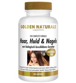 Golden Naturals Golden Naturals Haar, huid & nagels (180vc)