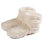Warmies Slippies boots deluxe beige maat 37-42 (1paar) 1paar thumb