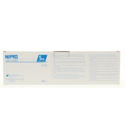 Nipro Nipro Injectiespuit 5ml 2-delig excent (100st)