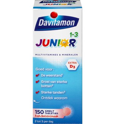Davitamon Junior 1+ smelttablet (150tb) 150tb