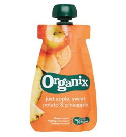Organix Organix Just apple sweet potato pineapple 12+ maanden bio (100g)