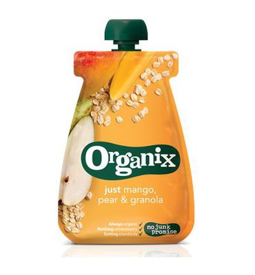Organix Just oatmeal pear granola 6-36 maanden bio (100g) 100g