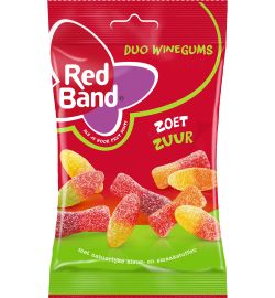 Red Band Red Band Duo winegums zoet/zuur (166g)