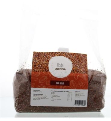 Mijnnatuurwinkel Quinoa rood (1000g) 1000g