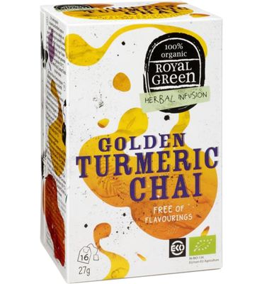 Royal Green Golden turmeric chai bio (16st) 16st