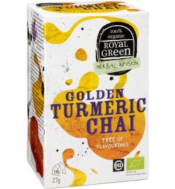 Royal Green Royal Green Golden turmeric chai bio (16st)