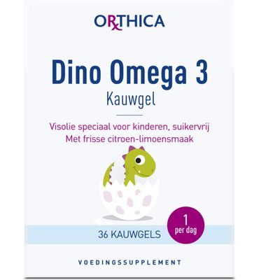 Orthica Dino Omega 3 kauwgels (36ST) 36ST