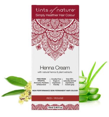Tints Of Nature Henna cream red semi permanent (70ml) 70ml