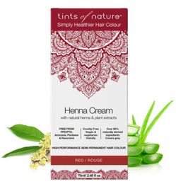 Tints Of Nature Tints Of Nature Henna cream red semi permanent (70ml)