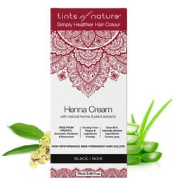 Tints Of Nature Tints Of Nature Henna cream black semi permanent (70ml)