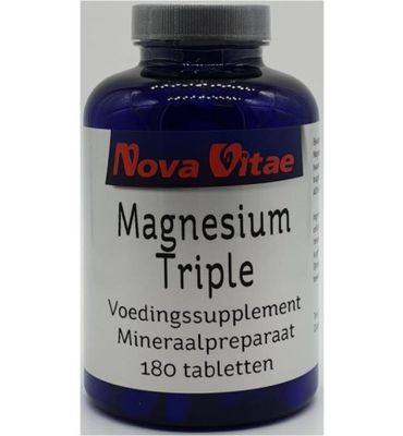 Nova Vitae Magnesium citraat bisglycinaat malaat (180tb) 180tb