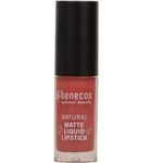Benecos Lippenstift liquid mat rosewood romance (5ml) 5ml thumb