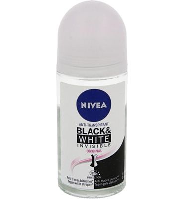 Nivea Deodorant roller invisible black & white clear (50ml) 50ml