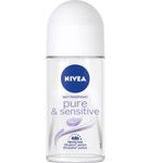 Nivea Deodorant roller sensitive & pure (50ml) 50ml thumb