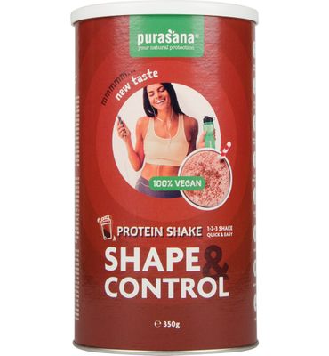 Purasana Shape & control proteine shake chocolate vegan (350g) 350g