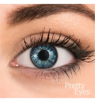 Pretty Eyes 1-Maand kleurlens 2P blauw (2st) 2st