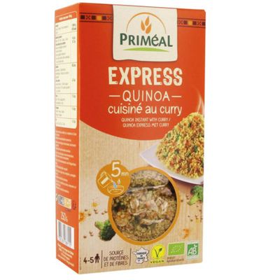 Priméal Quinoa express gekookt curry bio (250g) 250g