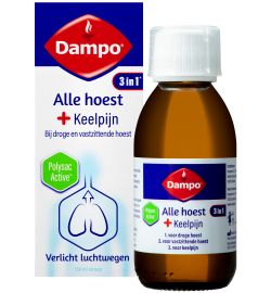 Dampo Dampo Alle hoest + keelpijn (150ml)