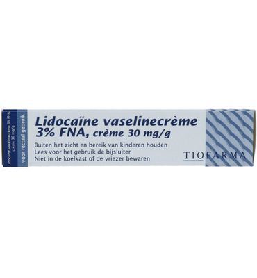 Diversen Lidocaine vaselinecreme 3% (30g) 30g