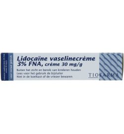 Diversen Diversen Lidocaine vaselinecreme 3% (30g)