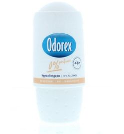 Koopjes Drogisterij Odorex Deodorant roller 0% perfume (50ml) aanbieding