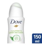 Dove Deodorant spray go fresh cucumber 0% (150ml) 150ml thumb