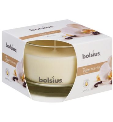 Bolsius True Scents geurglas 63/90 vanille (1st) 1st