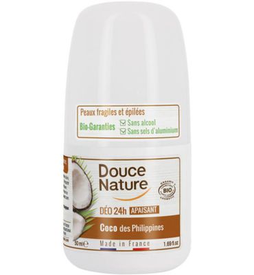 Douce Nature Deodorant roll on met kokos 24h bio (50ml) 50ml
