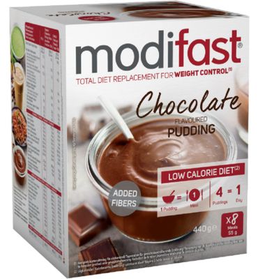 Modifast Intensive pudding chocolade 8 zakjes (440g) 440g