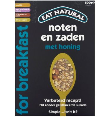 Eat Natural Breakfast noten & zaden (500g) 500g