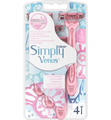 Gillette Venus simply wegwerpmesjes (4st) 4st