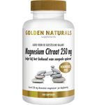 Golden Naturals Magnesium citraat 250 mg (180vc) 180vc thumb