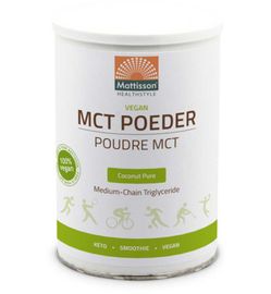 Mattisson Healthstyle Mattisson Healthstyle Vegan MCT poeder coconut pure (330g)