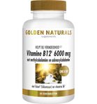 Golden Naturals Vitamine B12 6000 mcg vega (60zt) 60zt thumb
