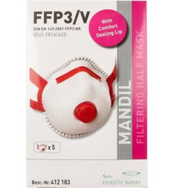 Mediware Mediware FFFP3 masker met ventiel (5st)