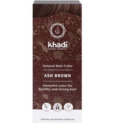 Khadi Haarkleur ash brown (100g) 100g