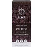Khadi Haarkleur dark brown (100g) 100g thumb