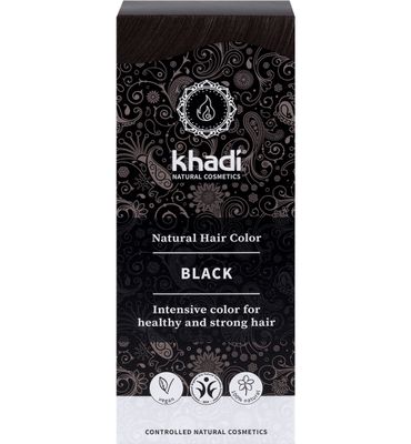 Khadi Haarkleur black (100g) 100g