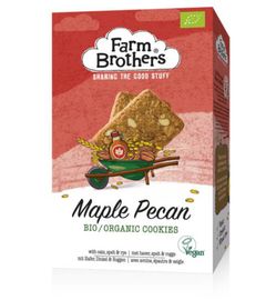 Farm Brothers Farm Brothers Maple & pecan koekjes vegan bio (150g)