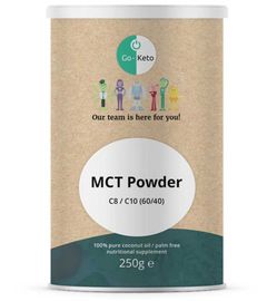 Go-Keto Go-Keto MCT poeder naturel premium vegan (250g)
