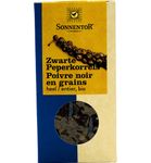 Sonnentor Peperkorrels zwart bio (55g) 55g thumb