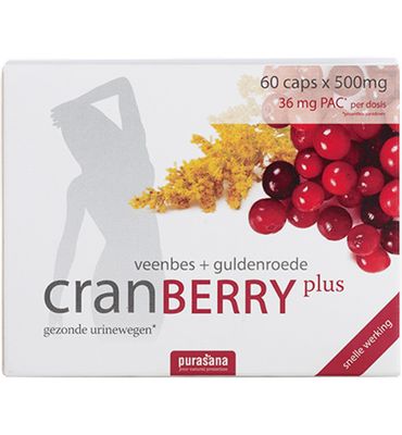Purasana Cranberry plus/canneberge (60ca) 60ca