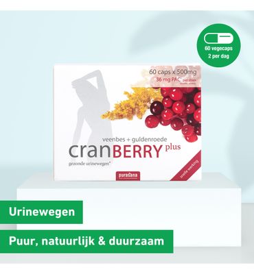 Purasana Cranberry plus/canneberge (60ca) 60ca