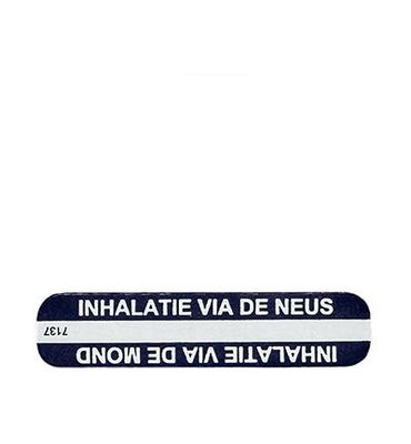 Spruyt Hillen Sticker inhalatie neus/mond (1000st) 1000st